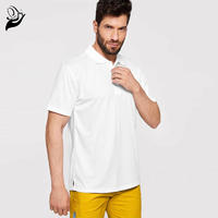 Men Number Embroidery Polo Shirt