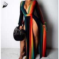 Give You Life Open Slits Maxi Dress