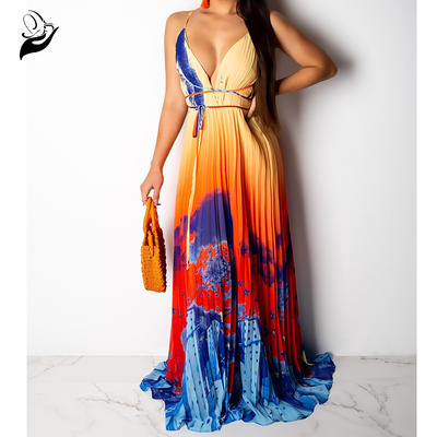 Flow Me Into The Night Maxi Dress