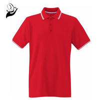 Fruit of the Loom Tipped Pique Polo Shirt